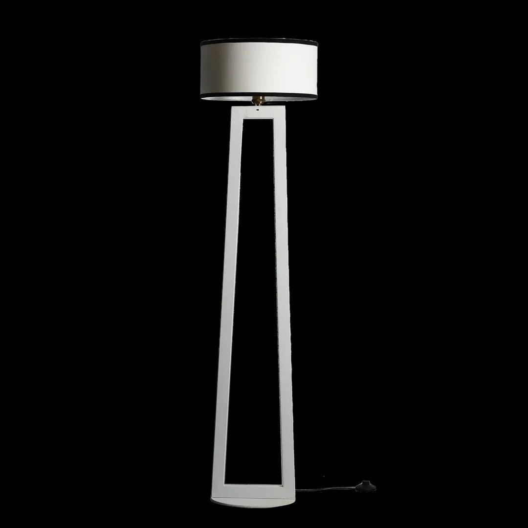The Living Influence Minimalist White Floor Lamp