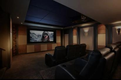 Acoustic Grid Ceiling Tiles - Nankarrow Black Out TM 2Ft x 2Ft Cinema by Nankarrow : Colours available: Black 2 9