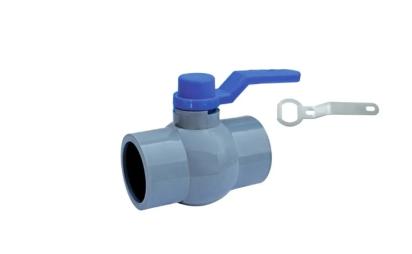 Darvin Polymers Long Handle Solid Ball Valve Gray MS Plate by Darvin : Colours available: Gray