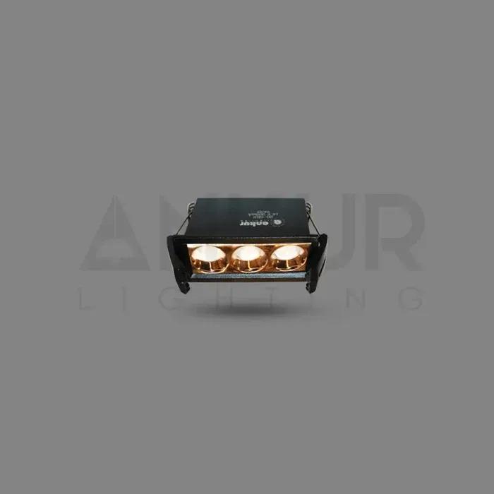 Ankur Dazzle Linear Blade Recessed Led Light - 3Light
