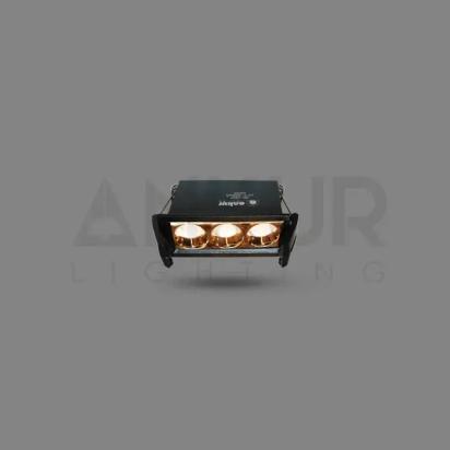 Ankur Dazzle Linear Blade Recessed Led Light - 3Light by Ankur