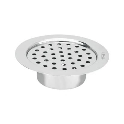 Lipka Super Sleek Round Flat Cut Floor Drain (5 Inches) with Cockroach Trap