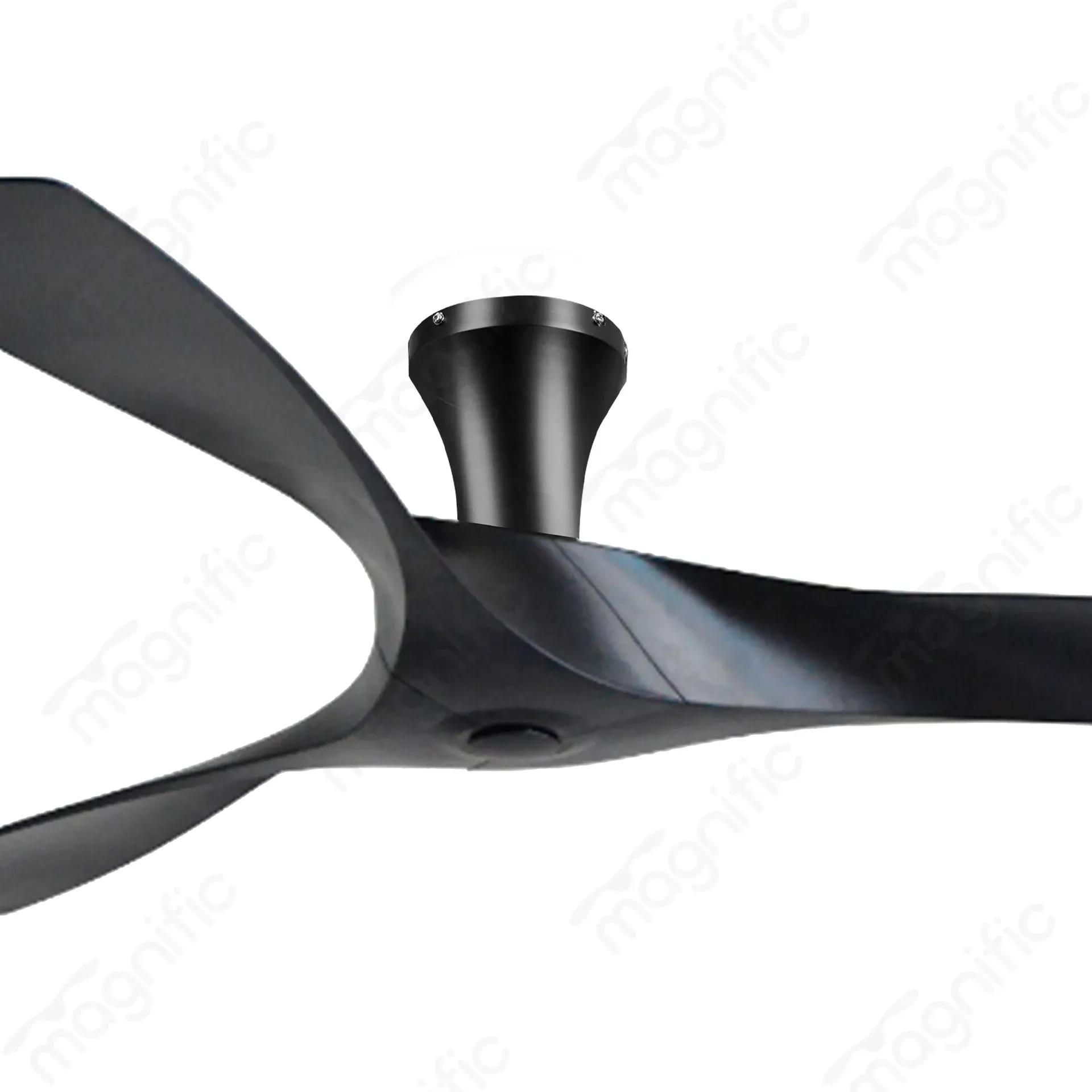Magnific Sensation Hugger – 56” Modern Low-Profile Ceiling Fan Design - Matte Black 2