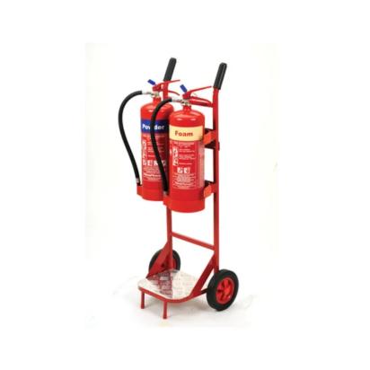 Ecofire Double Extinguisher Trolley by Eco Fire : Colours available: Red