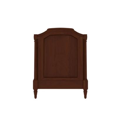 Woodshala Antique Richard Brown Finished Wooden Handmade Cradle 4