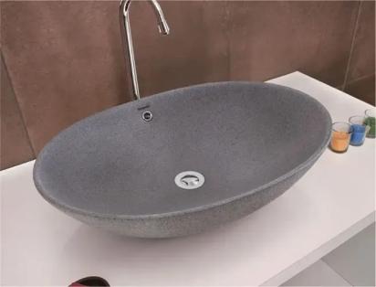 Simpolo Artik Handcrafted Basin by Simpolo : Colours available: Grey