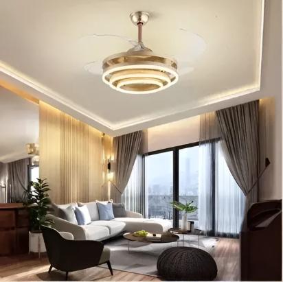 Glimmora Lustro Chandelier Ceiling Fan With Remote Control by Glimmora 21 6