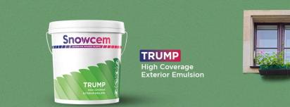 Snowcem Trump - High Coverage Exterior Emulsion by Snowcem for Exterior Walls 3 1
