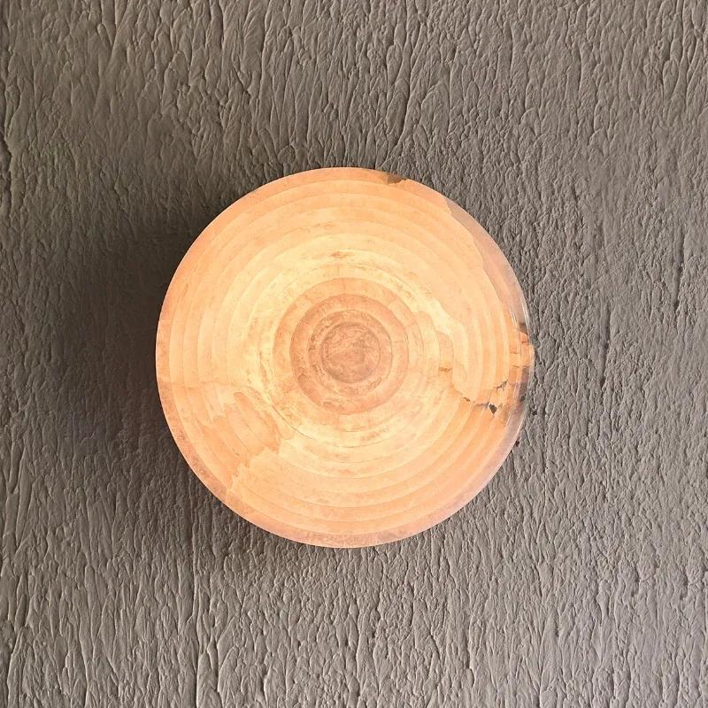 The Living Influence Conical Wall light - Alabaster Sconce 4