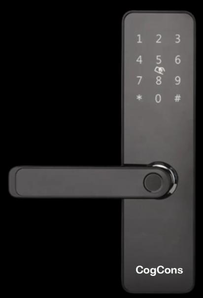 CogCons Smart Lock CC S200 by CogCons : Colours available: Black