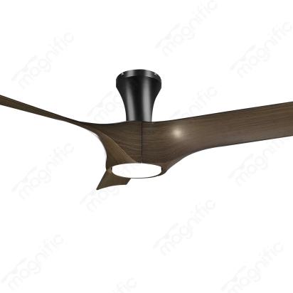 Magnific Falcon Hugger – 56″ Low Ceiling Fan Modern Design with Remote - Walnut by Magnific : Colours available: WoodyBrown 5 2