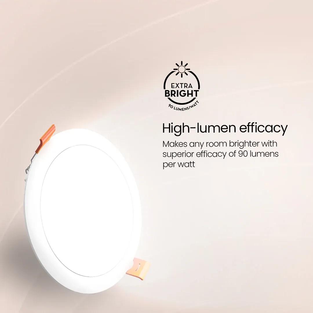 Crompton 12W Star Cosmos Round LED Recess Panel 4