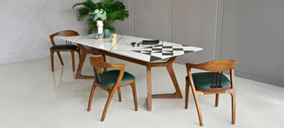 Alankaram Kratky - Ash/Oak/Beech Dining Chair, Wooden Seat by Alankaram : Colours available: LightKhaki 1 3