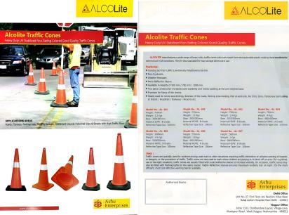 Alcolite Traffic Cone AL-601 by Alcolite : Colours available: Orange 1 1