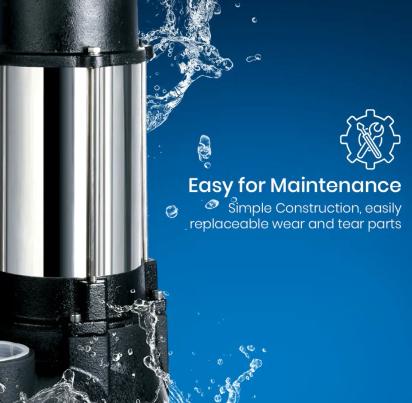 Crompton Sewage Submersible Water Pump STPM22 - 1PH - 15 by Crompton 8 2