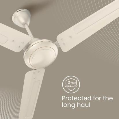Crompton Surebreeze Starspeed| Ceiling Fan - Ivory by Crompton : Colours available: Ivory 10 5