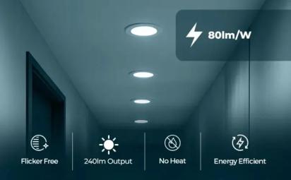 Eveready LED Downlight Vistralite 10W by Eveready : Colours available: WhiteSmoke 4 3