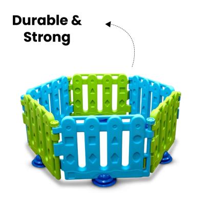 Ok Play Activity Panel- Pen New - Parrot Green And Skyblue by OK Play for Outdoor, Indoor 2 3