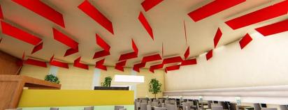 Anutone Synth Slim Wave Shapes - Baffle Ceiling by Anutone : Colours available: Red
