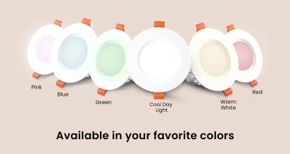 Crompton 5W Star Lord JB Round LED Downlighter by Crompton : Colours available: White 2 5