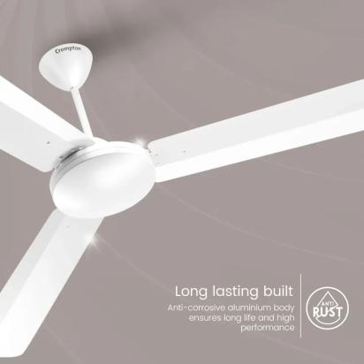 Crompton  High Speed Jura Prime Star Rated Ceiling Fan by Crompton for Multipurpose : Colours available: White 3 2