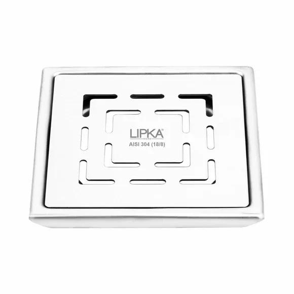 Lipka Orange Exclusive Square Floor Drain (5 x 5 Inches) 4