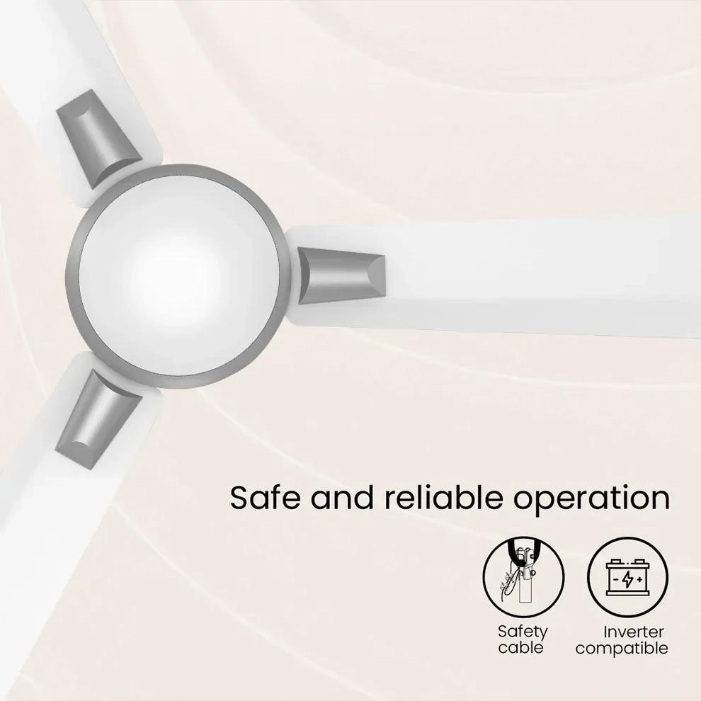 Crompton High Speed Aura | Ceiling Fan - New White 4