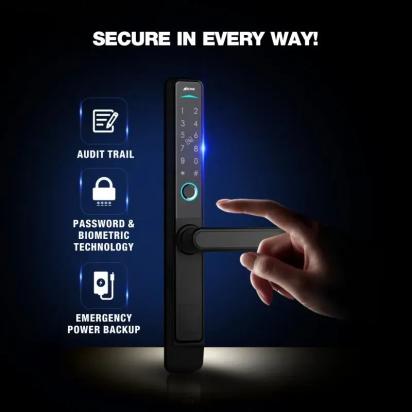 Ozone Narrow Style Internal Door Lock for Wooden & Metal Sliding Doors by Ozone : Colours available: Black 14 6