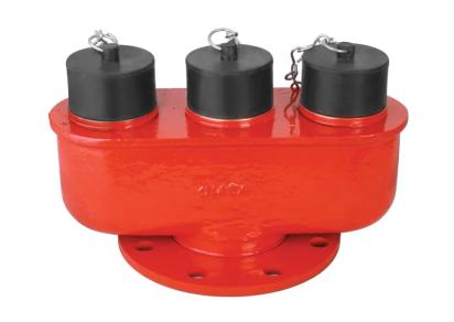 Safeguard Three Way Fire Brigade Collection Head by Safeguard Industries : Colours available: Red