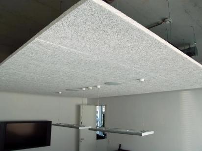 Nankarrow WoodWeave™ Premium 2' x 2' Wood Wool Acoustic Panels in Thickness 15 mm by Nankarrow : Colours available: Beige 2 5
