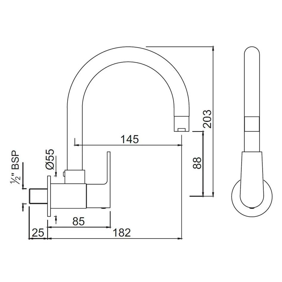 Jaquar Sink Cock Chorme - ARI-CHR-39347S 1