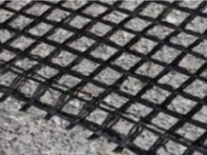 PVC Coated Polyester Geogrid by Siddhi Rubber : Colours available: Black 1 1