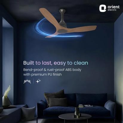 Aerosense Smart BLDC Ceiling Fan by Orient Electric : Colours available: RosyBrown 2 4