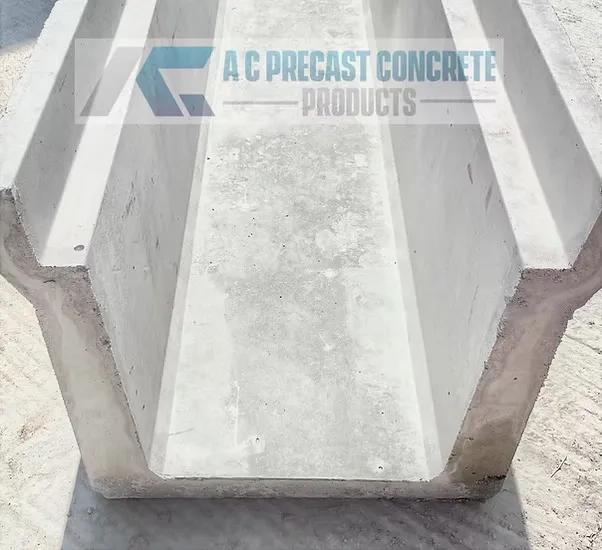 AC Construction Precast Concrete Shoulder U Drain - ACPSDC03