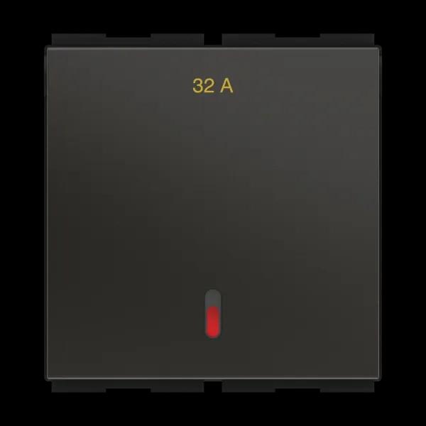 GM Modular Double Pole Switch Zenova AA 2 346 - Graphite Magnesia