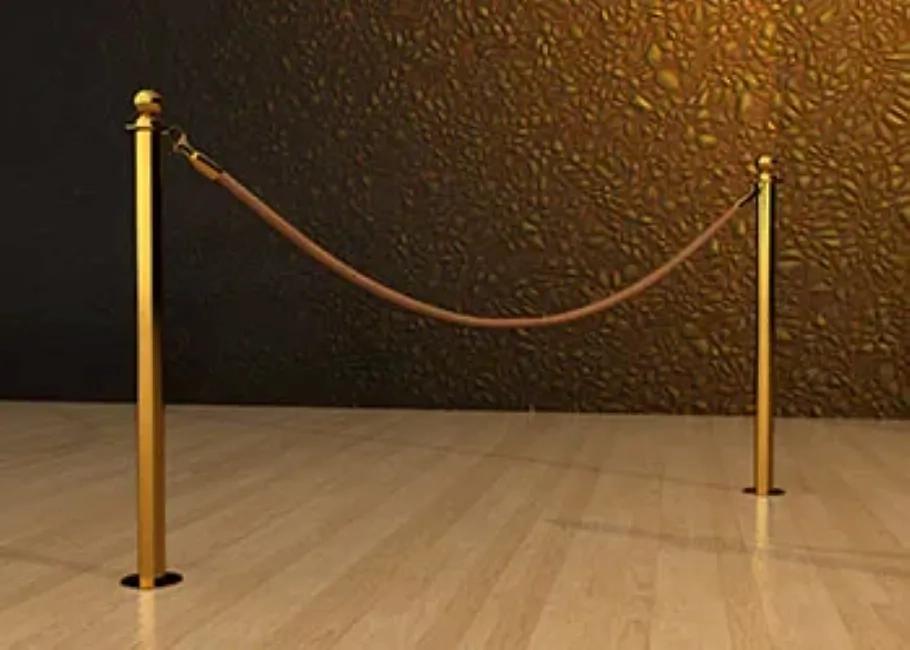 Q-Manager Rope Post - Floor Mount