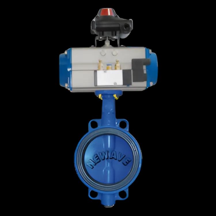 Newave Butterfly Valve with Pneumatic Actuator