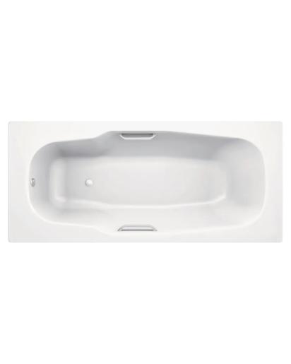 Parryware Atlantica Steel Enamelled Bathtub - WPC87421C by Parryware : Colours available: White