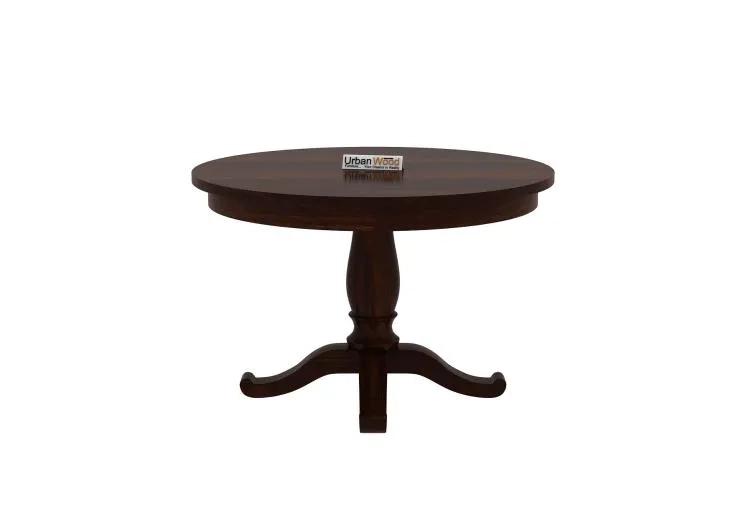 Urbanwood Knit 4-Seater Round Dining Table Set ( Walnut Finish ) 3