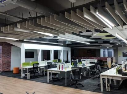 Techno Acoustic Incline Acoustic Baffle Ceiling Grey by Techno Acoustic : Colours available: Grey 2 2