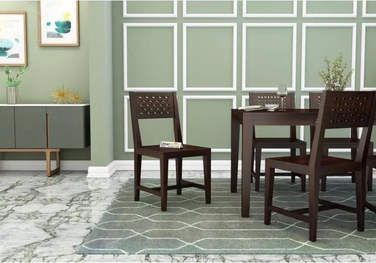 Urbanwood Woodora Dining Chair Without Cushion ( Walnut Finish )