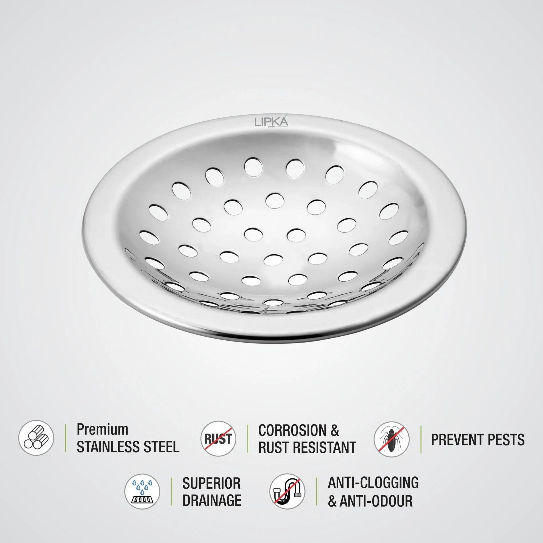 Lipka Super Heavy Snow Round Floor Drain (4.5 inches) 2