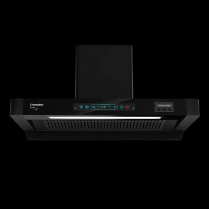 Crompton Sylvaire (Box) Chimney | Filterless 90CM by Crompton : Colours available: Black