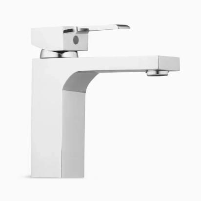Gravity Single Lever Basin Mixer 35mm One Piece Brass Faucet/Basin Tap For Bathroom - Chrome by Gravity Bath : Colours available: Chrome