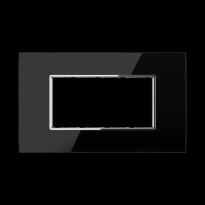 GM Modular Casaviva 4 M Cover Plate - PX SF 04 004-Black by GM Modular : Colours available: Black