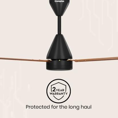 Crompton Energion Hyperjet smart BLDC Ceiling Fan - Dark Cherrywood by Crompton : Colours available: WoodyBrown 16 1