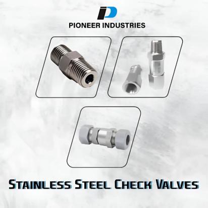 Pioneer Stainless Steel Check Valves by Pioneer : Colours available: Silver