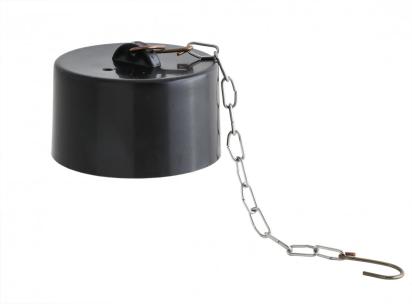 Rubber Cap and Chain for Fire breech inlet by Kartar : Colours available: Black