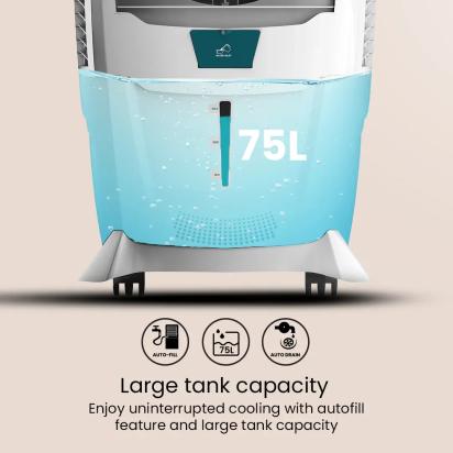 Crompton Ozone Air Cooler - 75-L by Crompton : Colours available: White, Teal 11 3