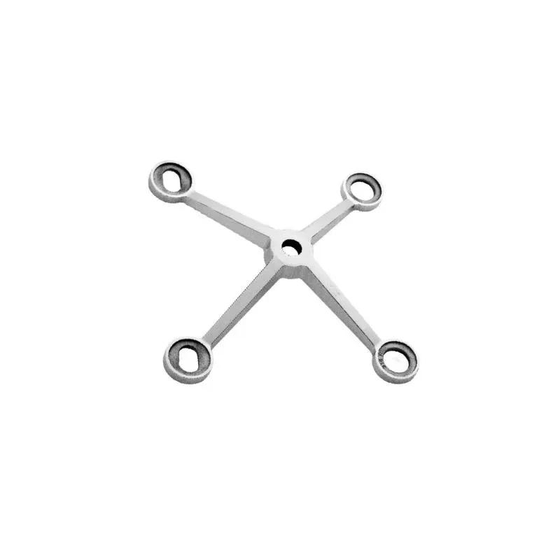 Ozone 4 Way Spider | Finish: Polished Stainless Steel